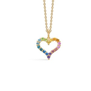 Tender Heart Rainbow vedhæng i 14 kt guld 1534340