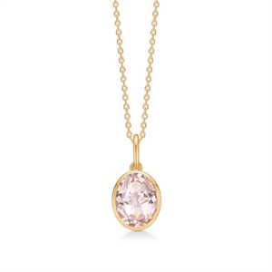 Darling vedhæng med pink morganit fra Mads Z 1536062