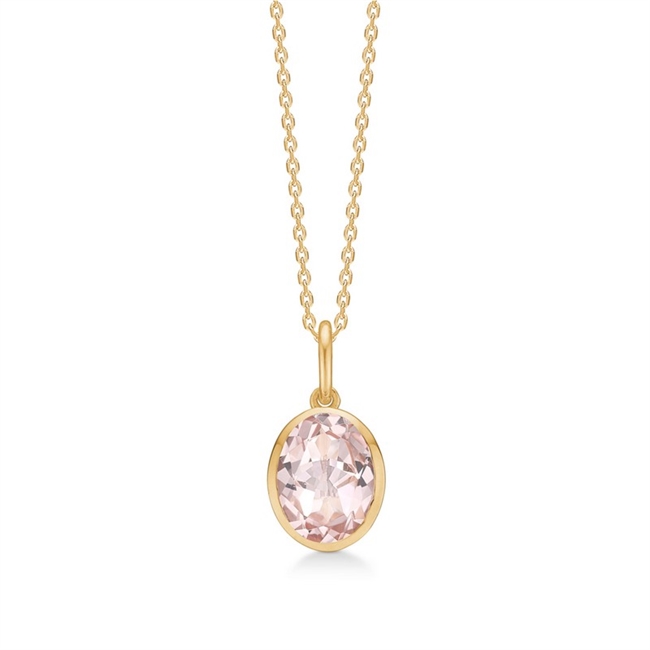 Darling vedhæng med pink morganit fra Mads Z 1536062