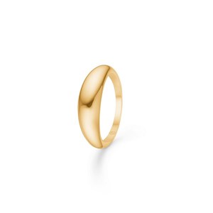 Half Moon ring i 14 kt guld fra Mads Z - 1540092