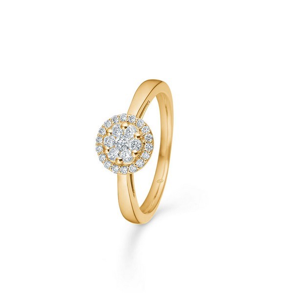 Eleanor ring i 14 kt guld m brillanter Mads Z 1541075