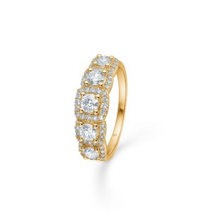 Diana ring i 14 kt guld m brillanter Mads Z 1541077