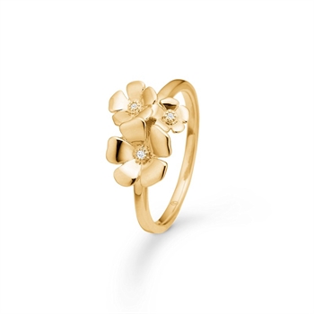 Fleur ring i 14 kt guld Mads Z 1541108