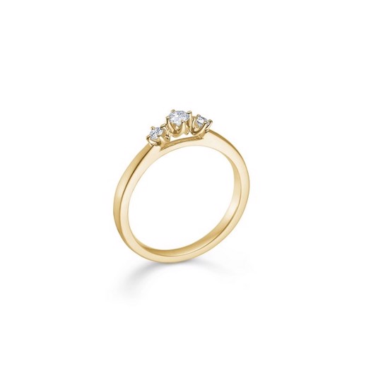 Mads Z - Crown Trinity ring i 14kt. guld 1541717