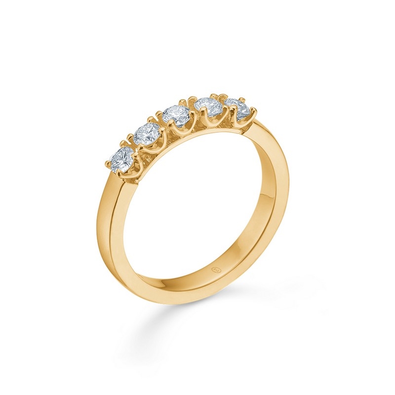 CROWN alliancering i 14 karat guld fra Mads Z 2