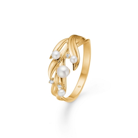 Mads Z - Morning Dew ring i 14 kt guld 1543087