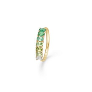 Mads Z - Poetry Emerald ring i 14kt. guld 1544053