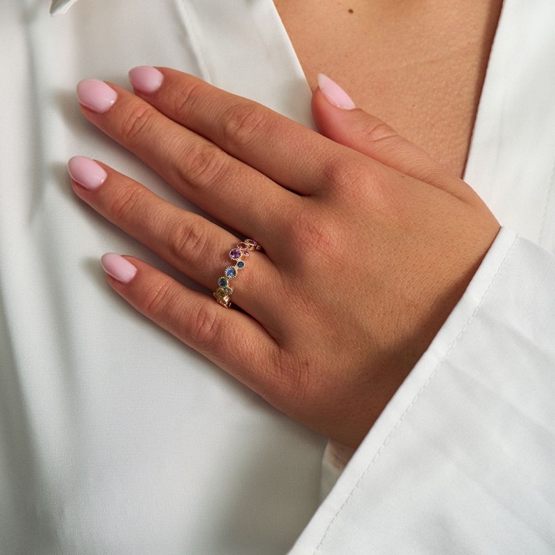 Luxury Rainbow ringen fra Mads Z