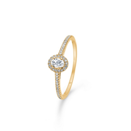 Isabella ring i 14 kt guld af Mads Z 1546037