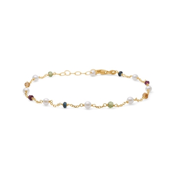 Blossom armbånd fra Mads Z er et elegant og feminint smykke i 14 karat guld