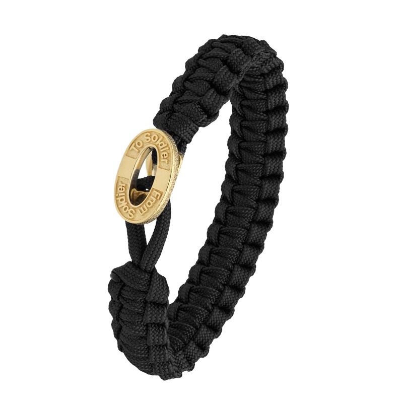 Soldier To Soldier armbånd i sort 1604-FSTS-BLA-G10