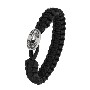 Soldier To Soldier armbånd i sort 1604-FSTS-BLA-S11