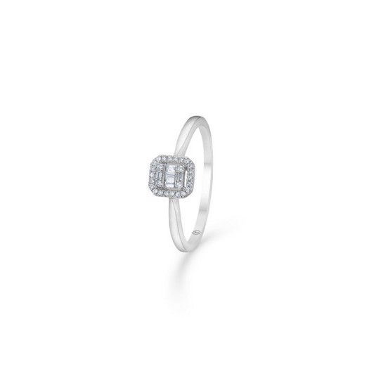 Elizabeth ring i 14 kt hvidguld m. 0,09ct 1641030