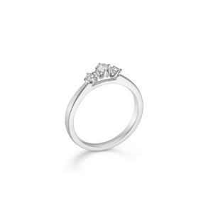 CROWN TRINITY ring 3 diamanter fra Mads Z 1641717