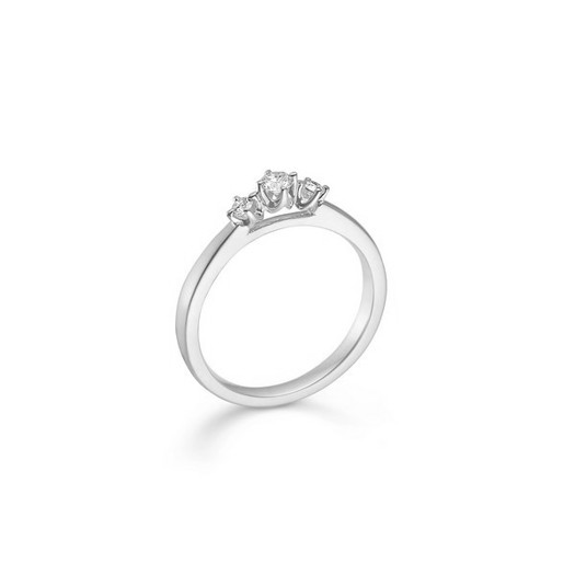 CROWN TRINITY ring 3 diamanter fra Mads Z 1641717