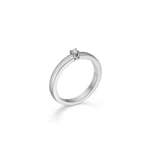 Crown ring med 1 diamant fra Mads Z. 1641841