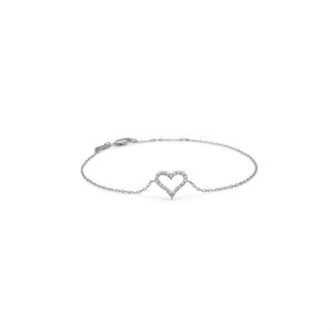 Mads Z - Tender Heart armbånd i 14kt. hvidguld 1651312