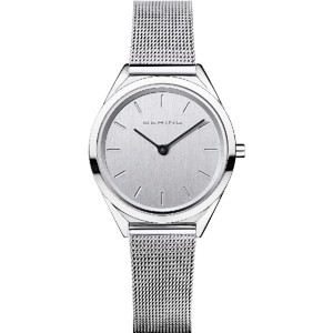 Bering Ultra Slim unisex ur i poleret sølv 17031-000