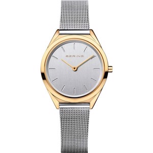 Bering - Ultra Slim dameur med børstet skive 34 mm 17031-010