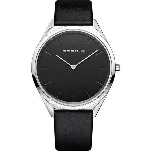 Bering - Ultra Slim Unisex med sort urskive. 39 mm