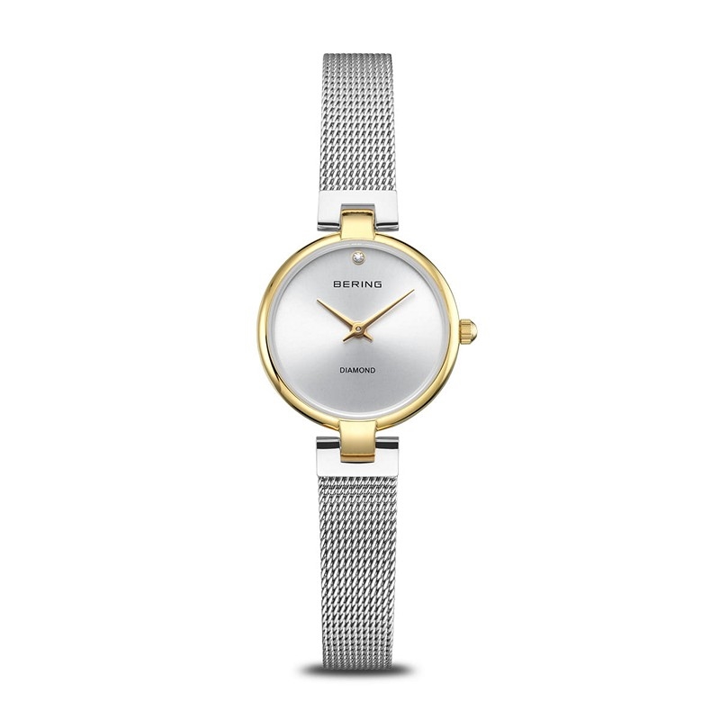 Bering Classic Collection dameur i stål og poleret guld 24 mm