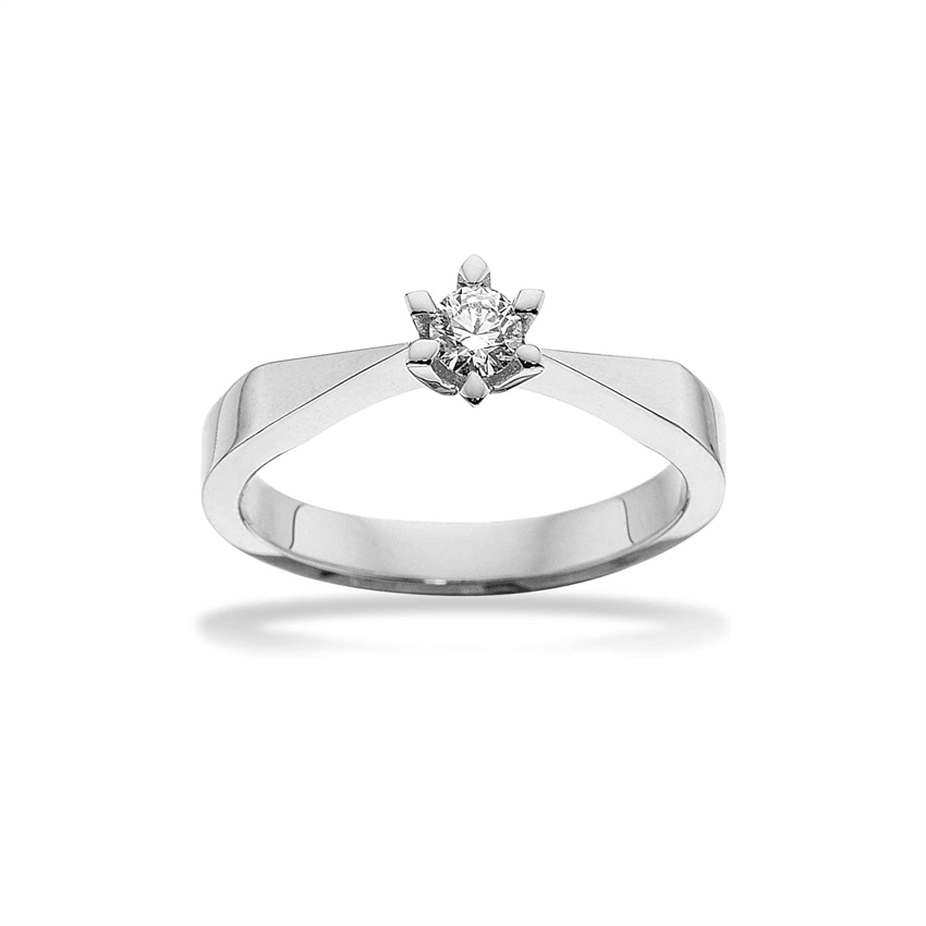 Victoria diamantring med 0,05 ct. TW/SI fra Scrouples