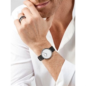 Bering Ultra Slim unisex ur i poleret sølv 15739-404