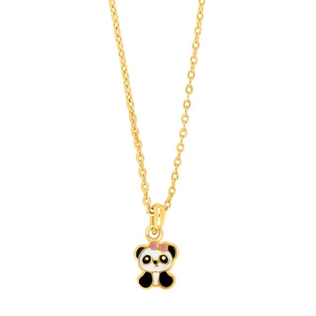 Nordahl Kids Jewellery - Halskæde med Panda vedhæng i forgyldt 