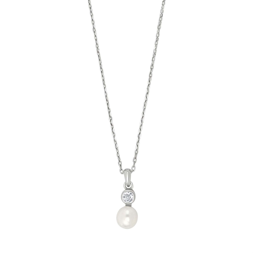 Joanli Nor – NOMINOR halskæde i sølv m perle 