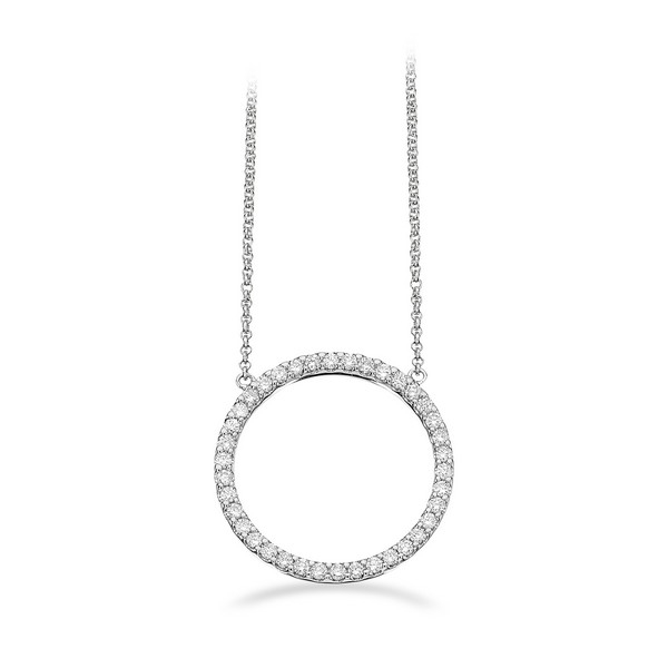 Dazzling hvidguld halskæde med diamanter 208626