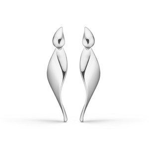 Silhouette øreringe i sølv fra Mads Ziegler 