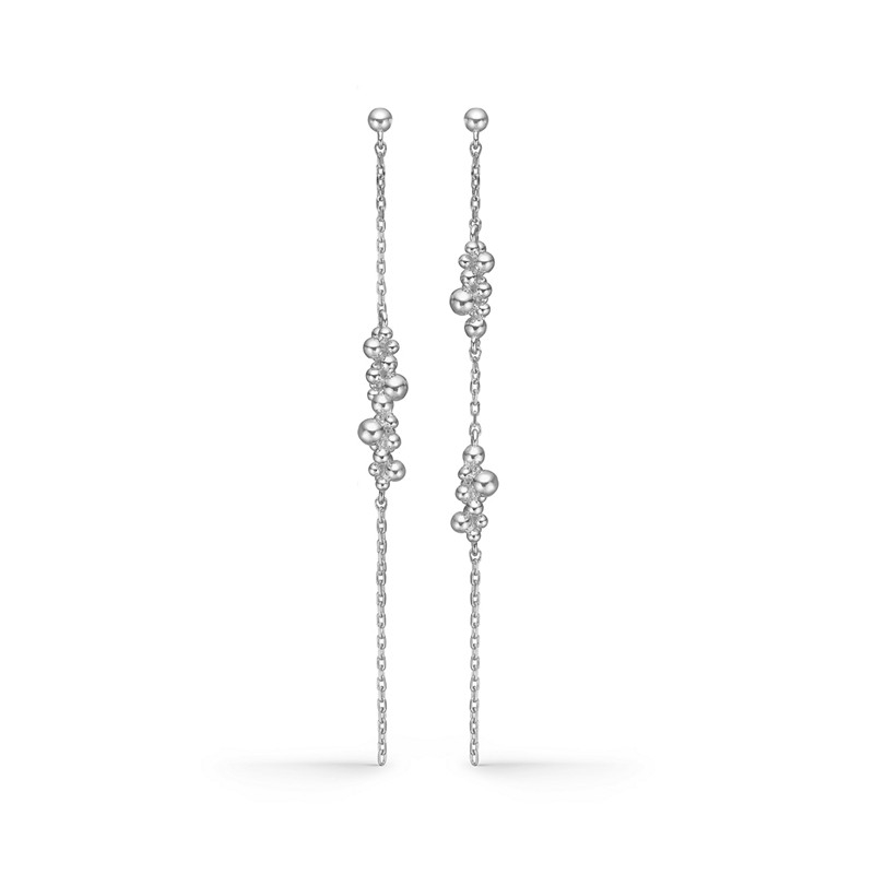 Billede af Mads Z - Marbles øreringe i sølv med roser