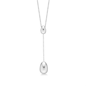 Dangling Ellipse halskæde i sølv fra Mads Z -  2120029