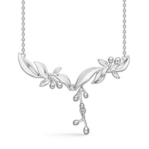 Olive Love halskæde i sølv fra Mads Z - 2120105