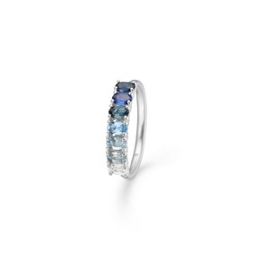 Mads Z - Poetry Sapphire ring i sølv med ægte sten 
