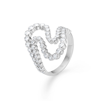 Mira ring i sterlingsølv fra Mads Z 2146129