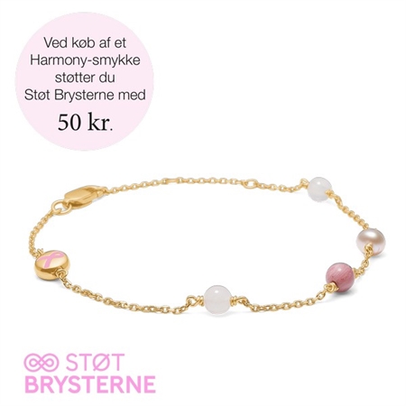 Mads Z x Støt brysterne armbånd i forgyldt 2256200