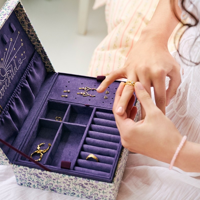Maanesten - Margaret Jewelry Box Purple 5