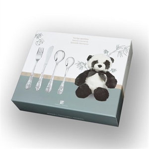 Panda Børnebestik med bamse - Spar 10 %. 252-7007