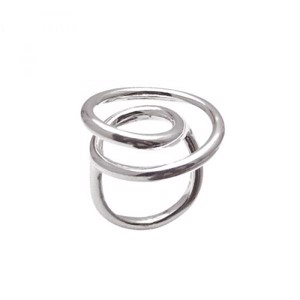 Heiring - Twister ring medium i sølv 29-3-02