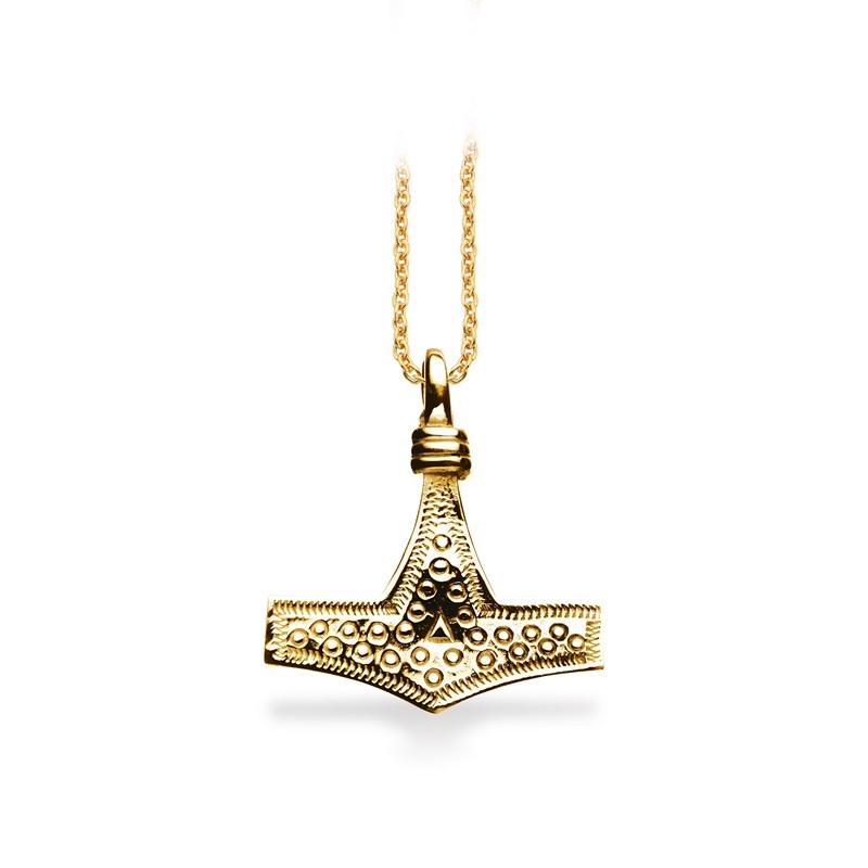 Scrouples - Thorshammer vedhæng i 8 kt guld 