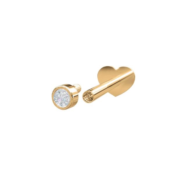 Nordahl piercing smykke i 14 kt. guld 30140160500 1