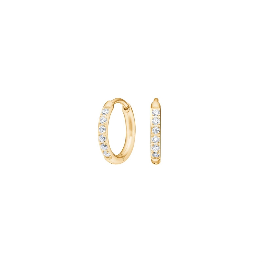 Pure Titanium Nikkelfri hoops i forgyldt titanium 
