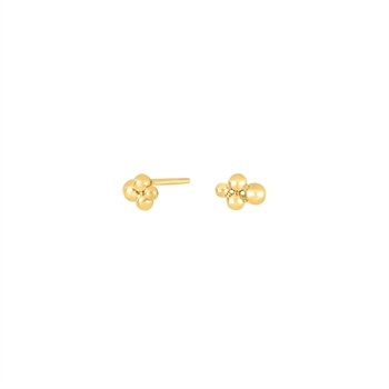 Nordahl Jewellery - HONEY52 2 ørestikker i forgyldt sølv 