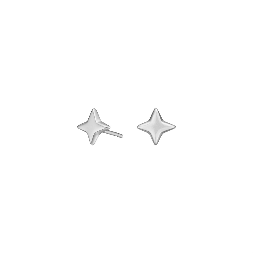 Nordahl Jewellery - UNIVERSE52 rhodineret sterlingsølv stjerne ørestikker 