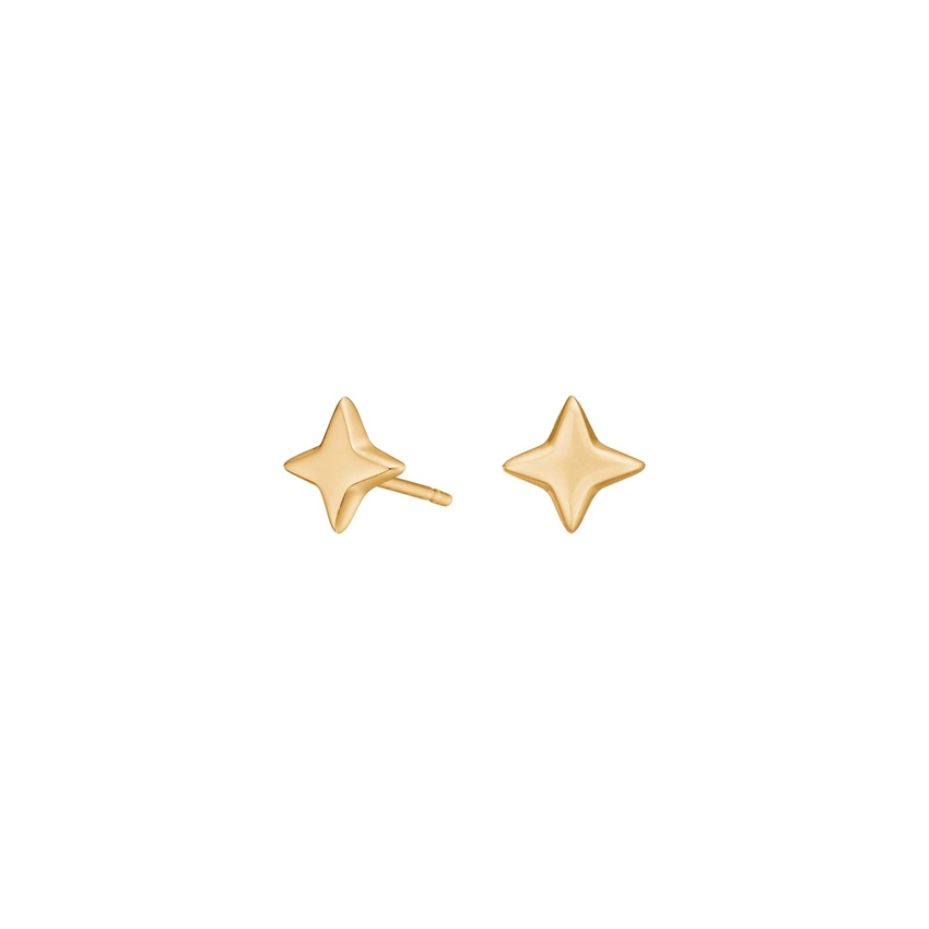 Nordahl Jewellery - UNIVERSE52 forgyldt sterlingsølv stjerne ørestikker 
