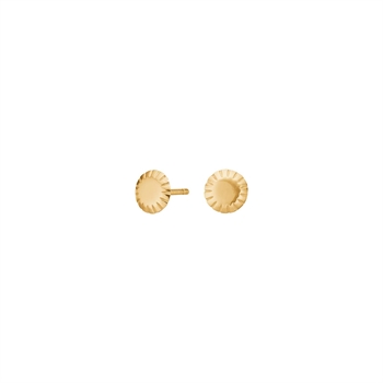 Nordahl Jewellery - UNIVERSE52 forgyldt sterlingsølv sol ørestikker 