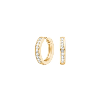 Joanli Nor - Øreringe i forgyldt sølv POPNOR