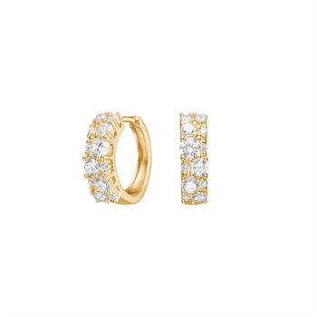 Joanli Nor hoops i forgyldt sølv