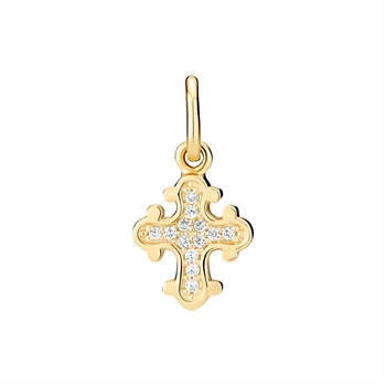 Lund Copenhagen - Dagmar kors vedhæng m. zirkonia